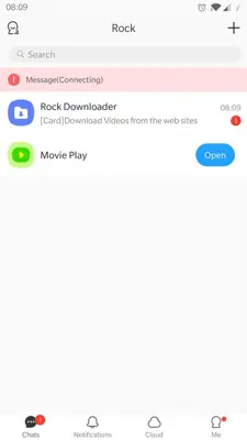 Rock Messenger android App screenshot 0