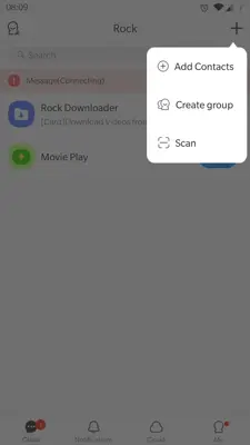 Rock Messenger android App screenshot 1